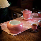 Tao Hong - Jing De Zhen Porcelain Gaiwan - zycs_China