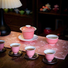 Tao Hong - Jing De Zhen Porcelain Gaiwan - zycs_China