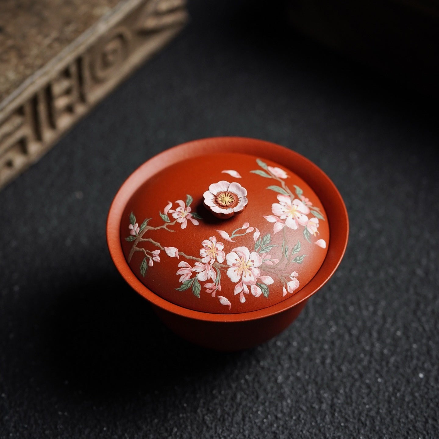 Tao Hua 140cc - Yixing Handmade Gaiwan - zycs_China
