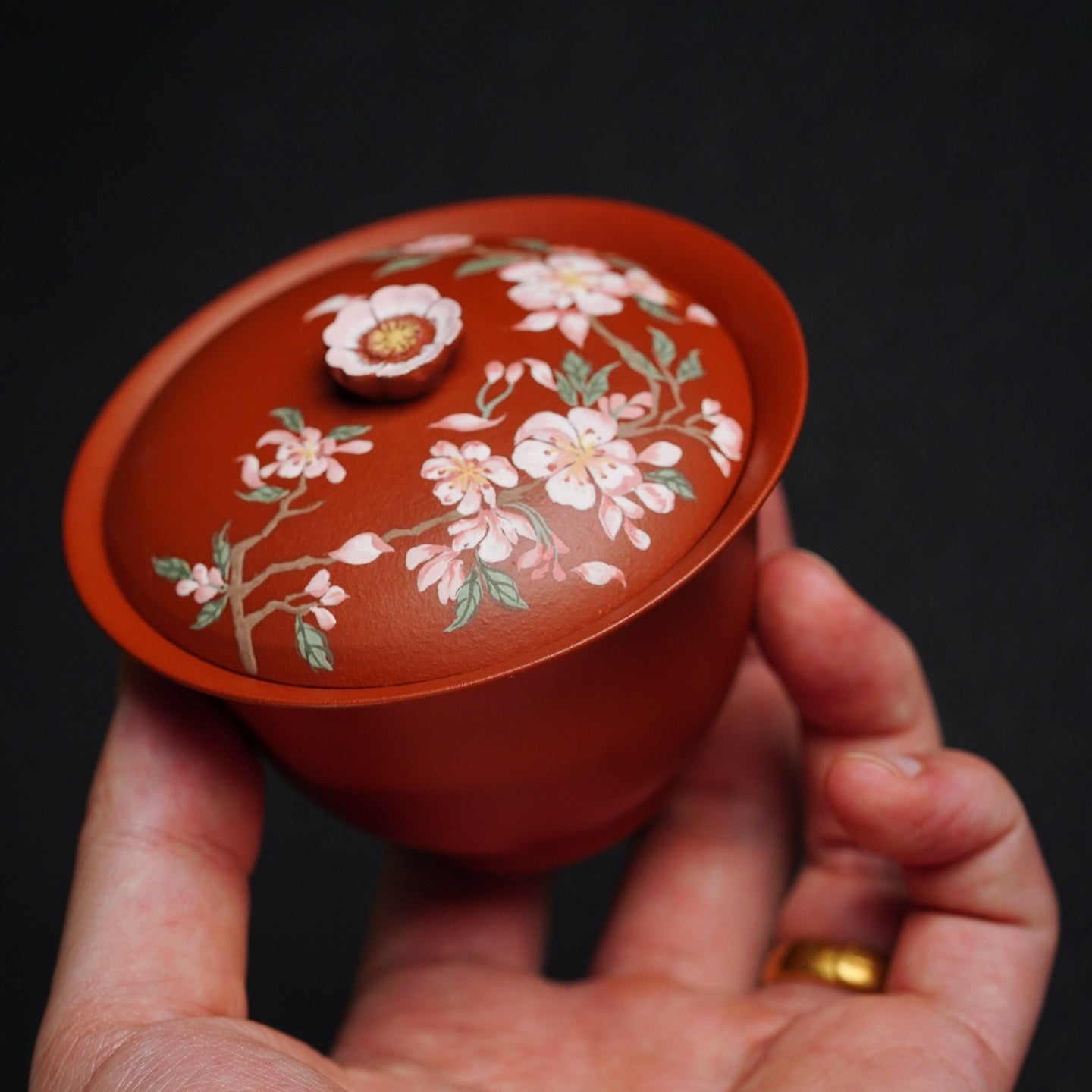 Tao Hua 140cc - Yixing Handmade Gaiwan - zycs_China