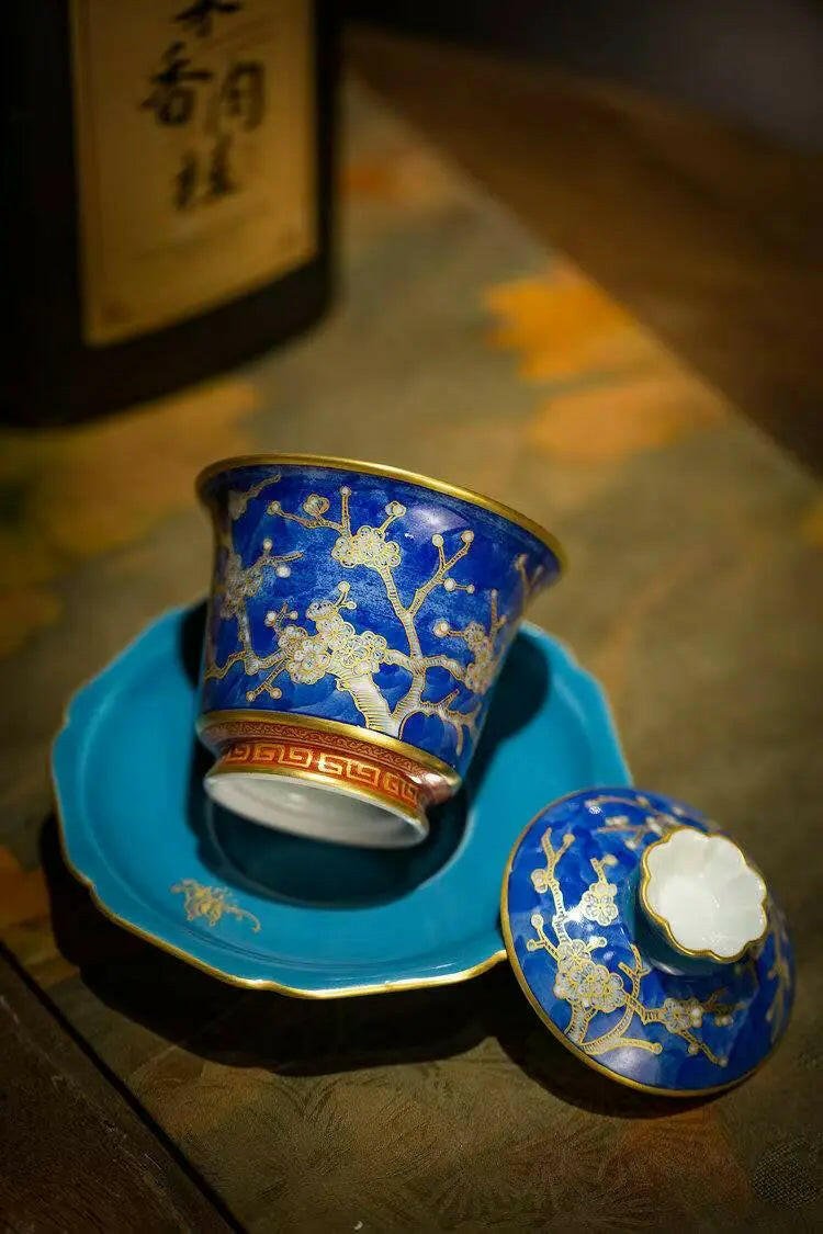 Tao Hua - Jing De Zhen Porcelain Gaiwan - zycs_China