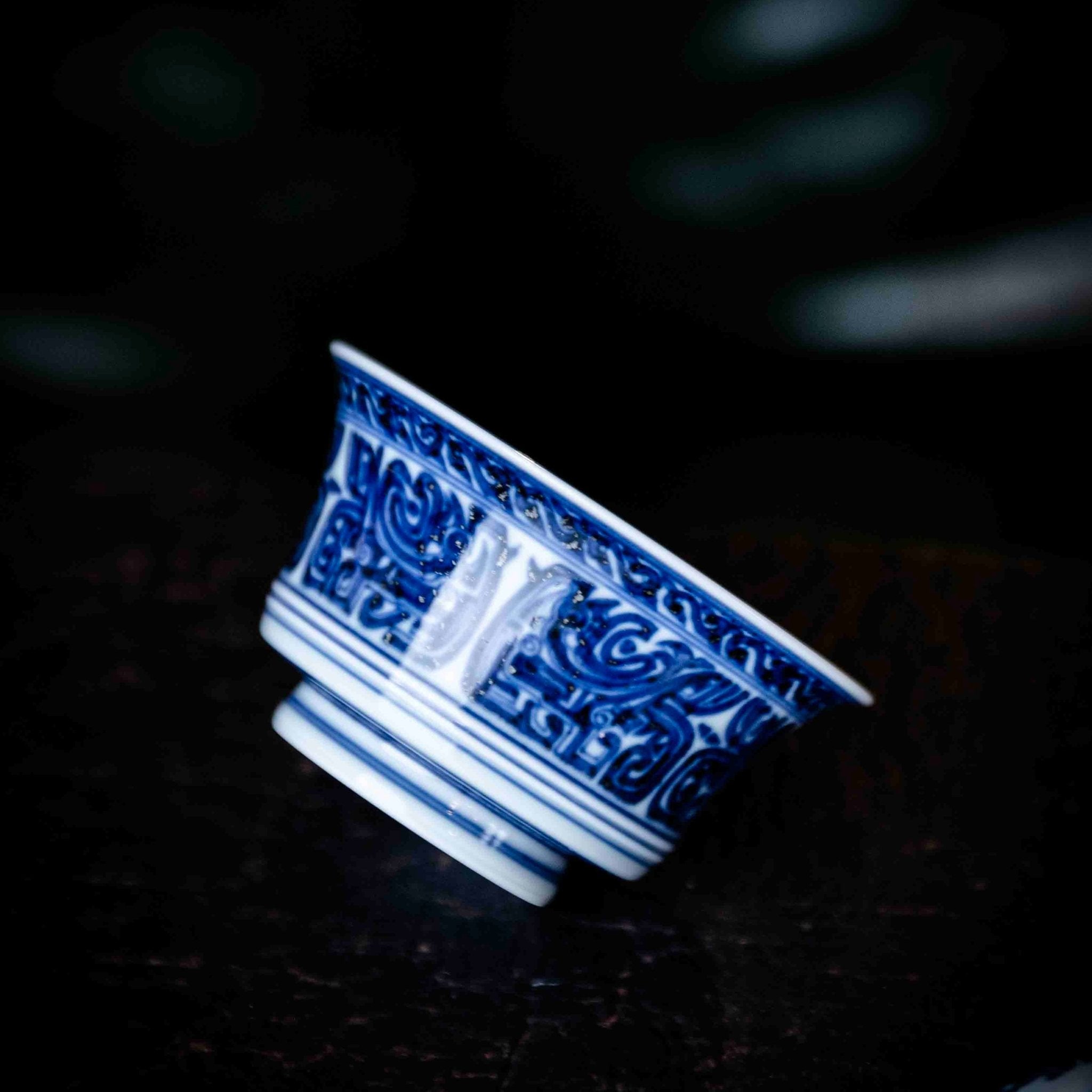 Tao Tie 140cc - Jing De Zhen Porcelain Gaiwan - zycs_China