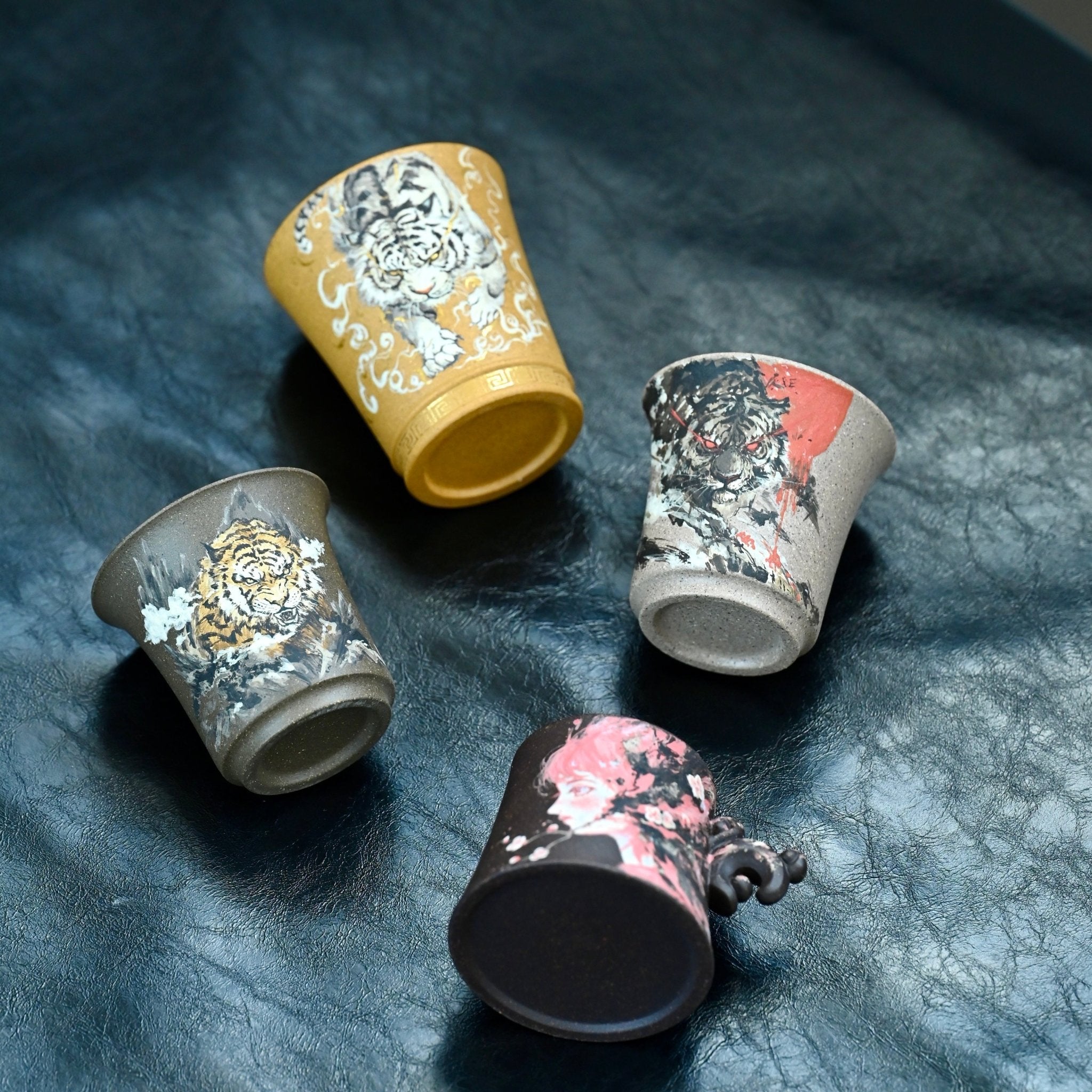 Tiger 80 - 120cc - Yixing Handmade Teacup - zycs_China