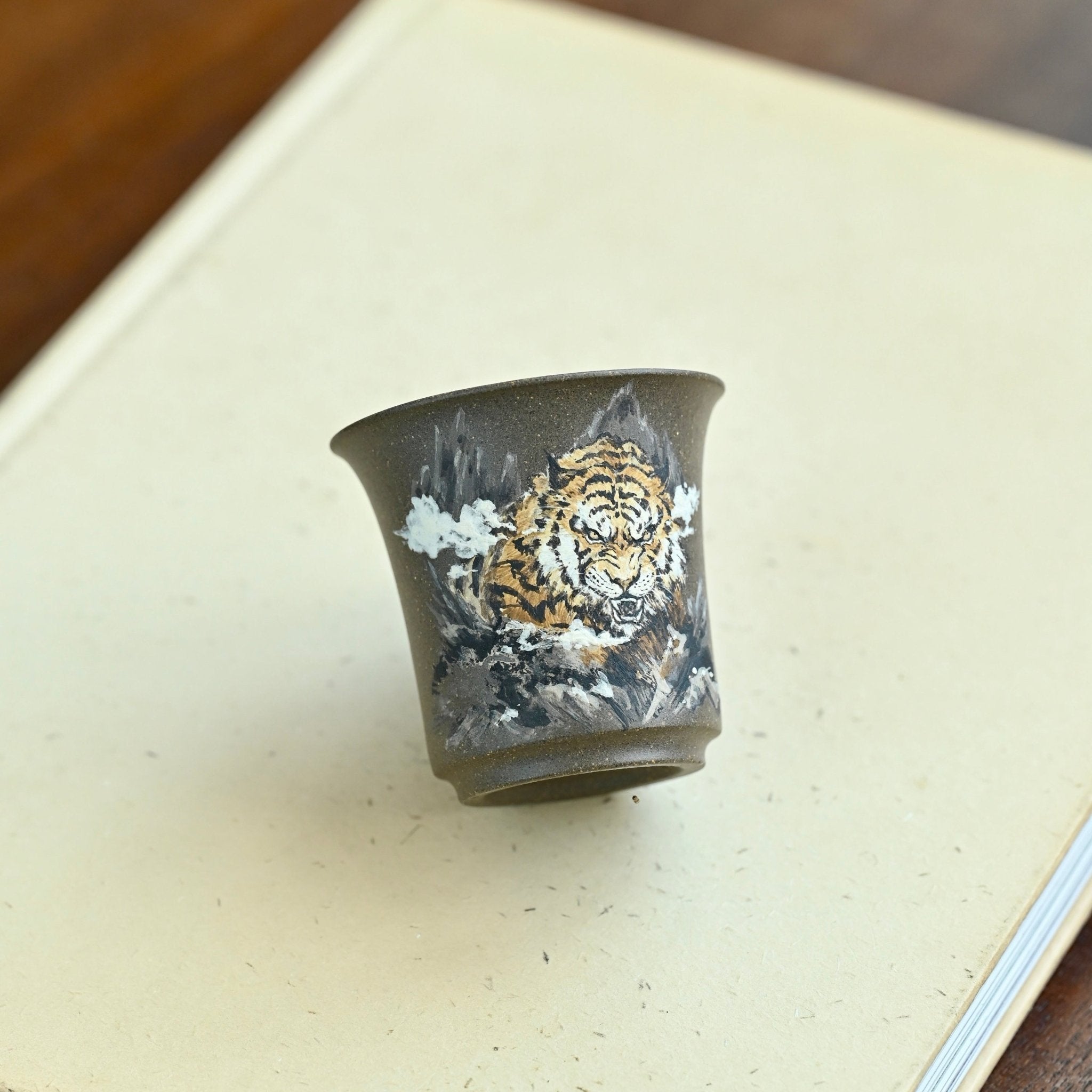 Tiger 80 - 120cc - Yixing Handmade Teacup - zycs_China