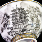 Ting Tai Lou Ge 130cc - Jing De Zhen Porcelain Gaiwan - zycs_China