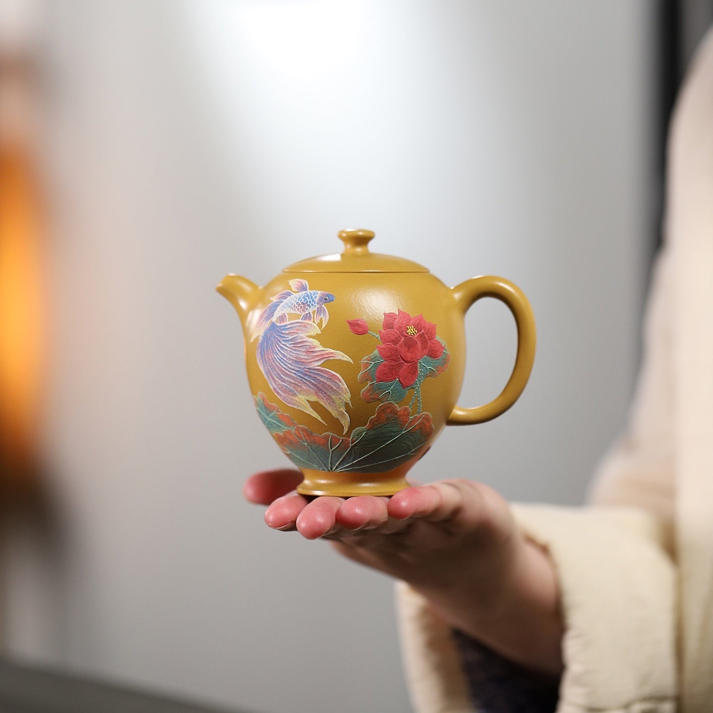 Ting Ting Yu Li 230cc - Yixing Handmade Teapot - zycs_China