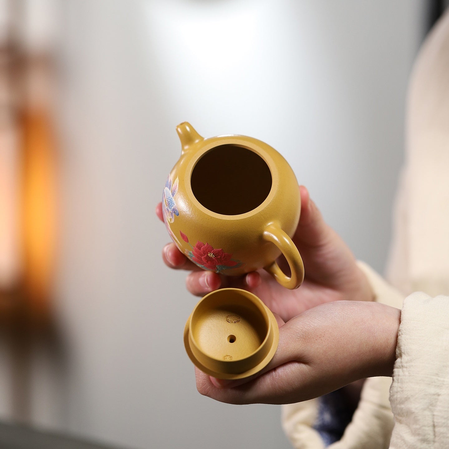 Ting Ting Yu Li 230cc - Yixing Handmade Teapot - zycs_China