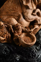 Tong Zi Xi Xiang Tu - Wood Sculpture - zycs_China