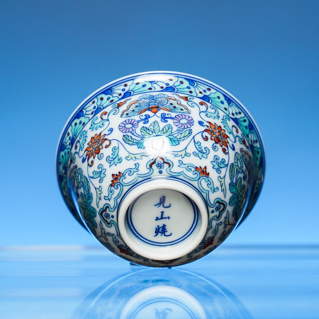 Tuan Die 120cc - Jing De Zhen Porcelain Gaiwan - zycs_China