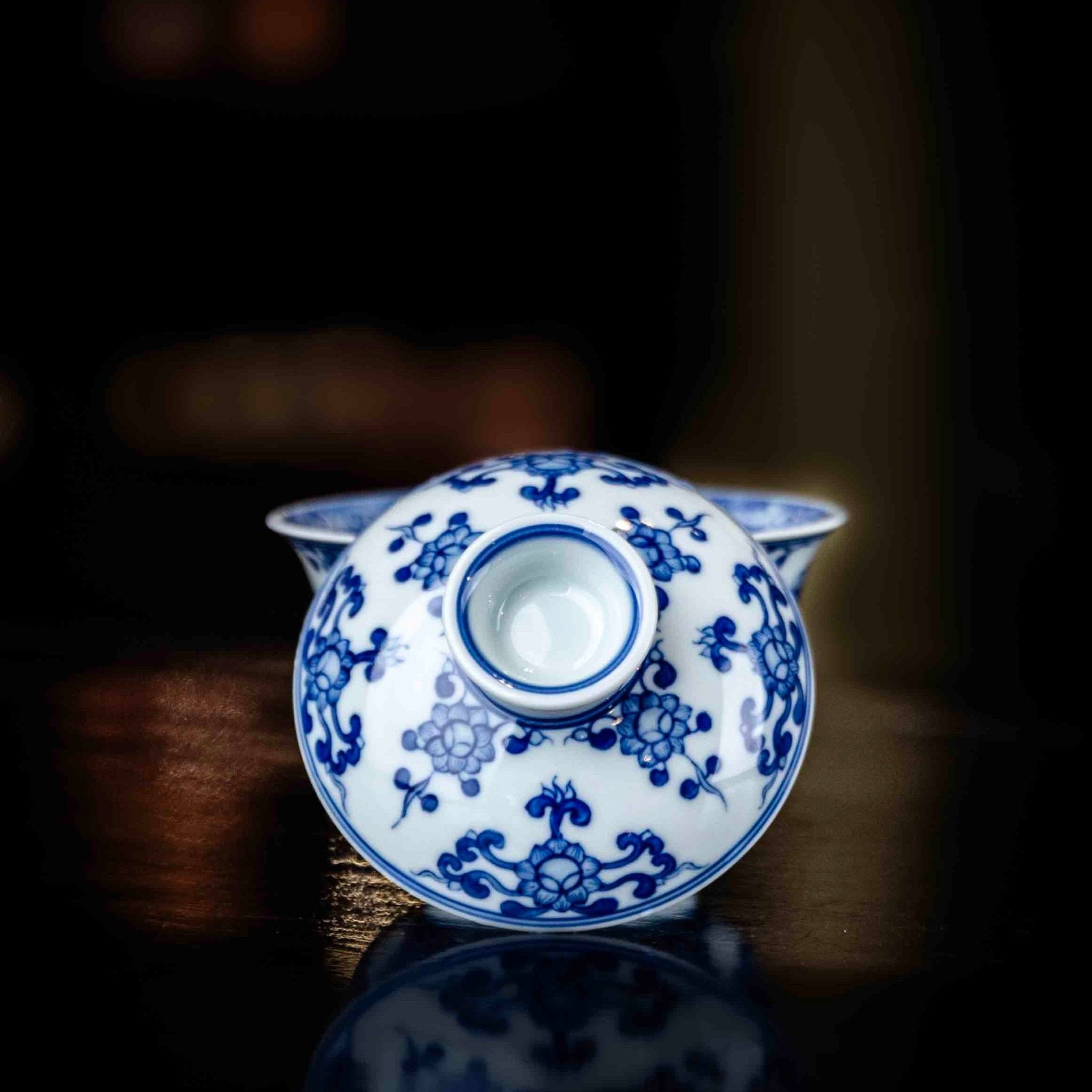 Tuan Ju Chan Zhi 150cc - Jing De Zhen Porcelain Gaiwan - zycs_China