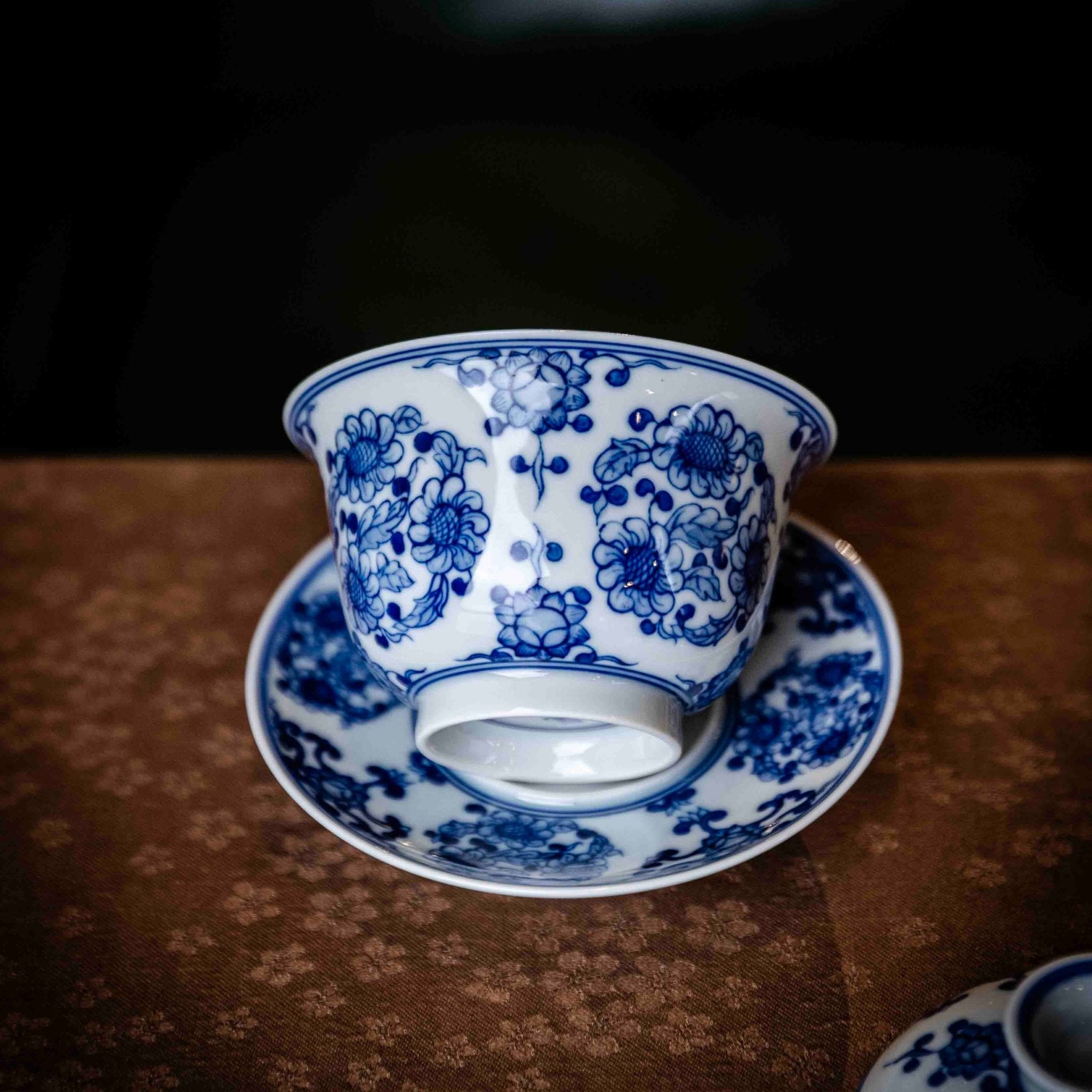 Tuan Ju Chan Zhi 150cc - Jing De Zhen Porcelain Gaiwan - zycs_China