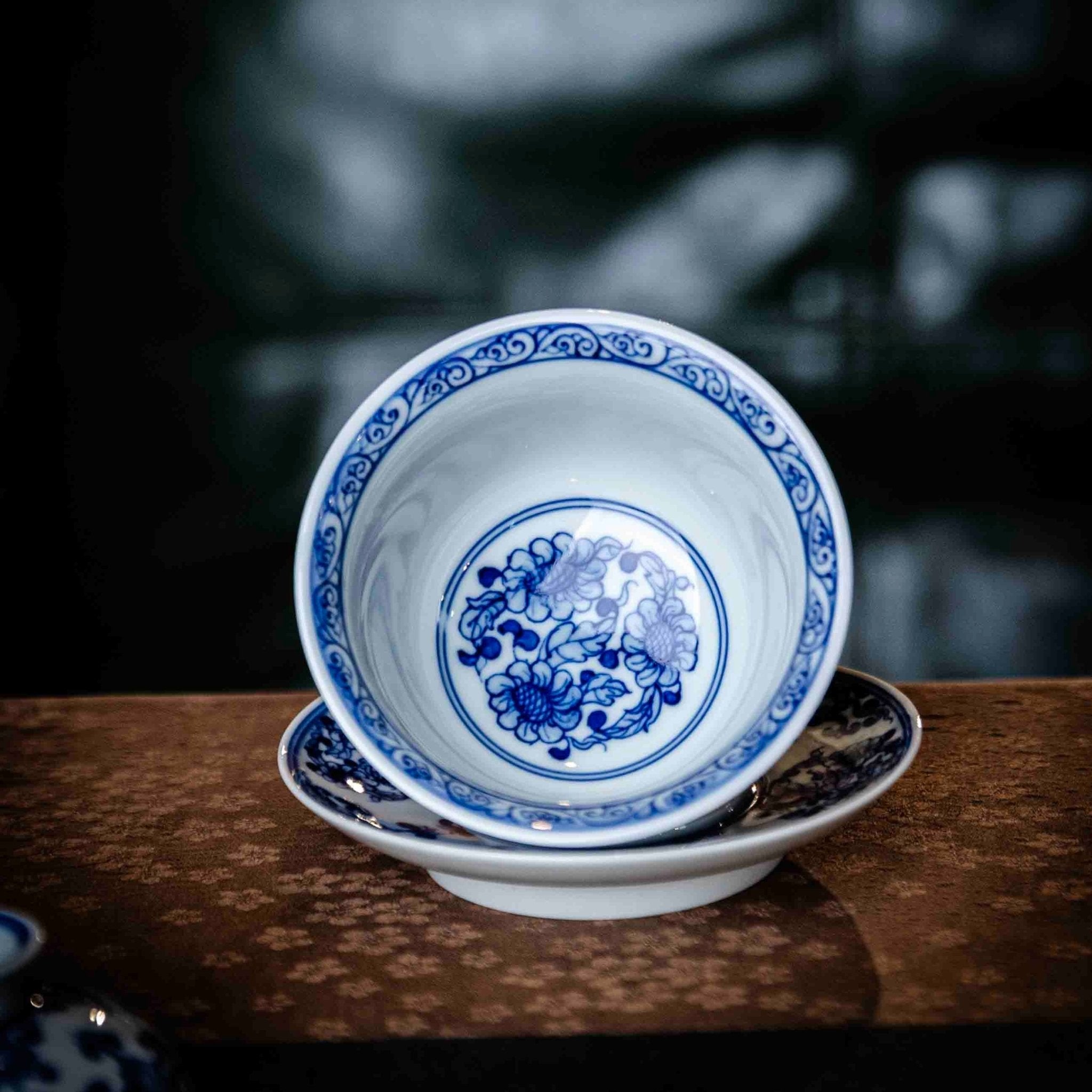Tuan Ju Chan Zhi 150cc - Jing De Zhen Porcelain Gaiwan - zycs_China