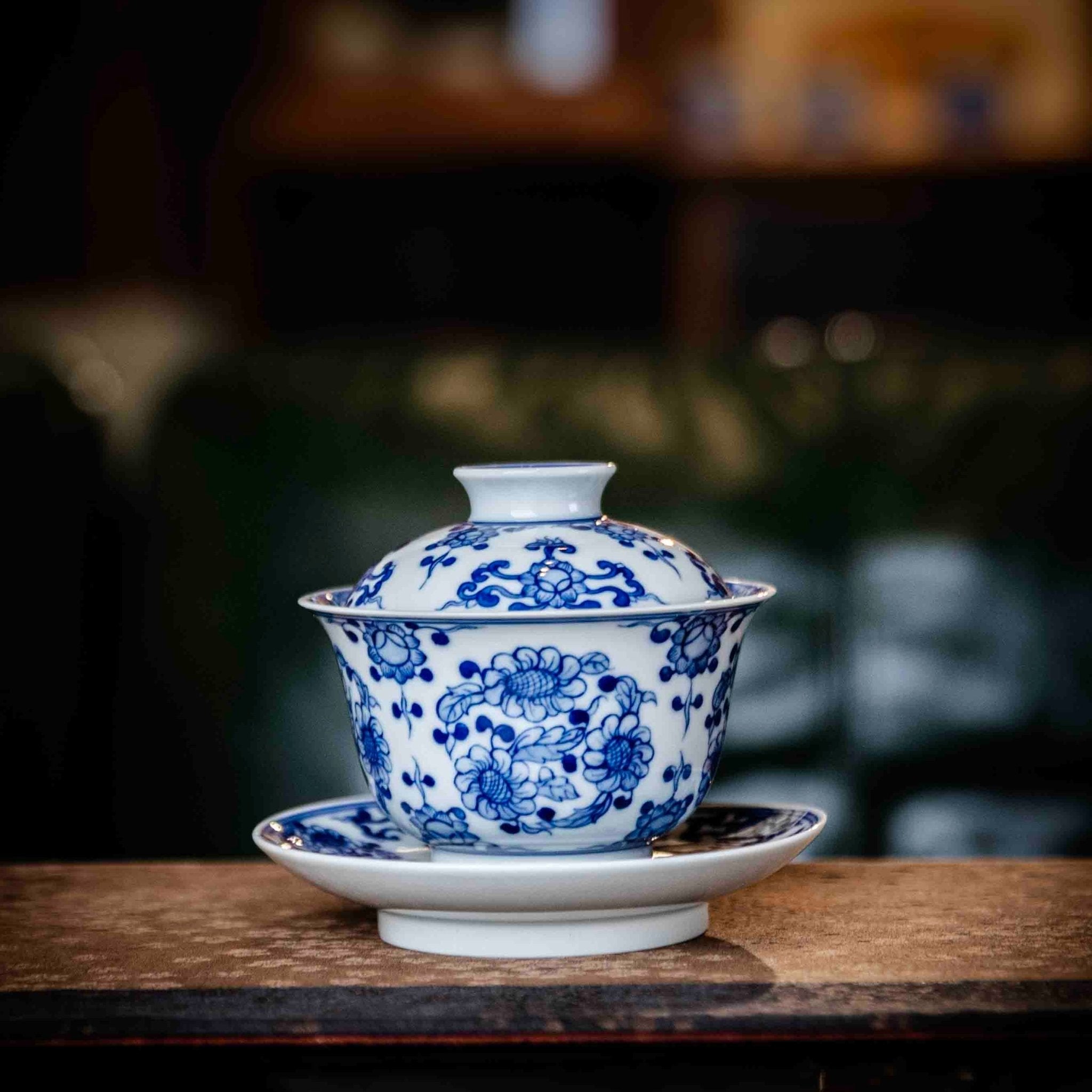 Tuan Ju Chan Zhi 150cc - Jing De Zhen Porcelain Gaiwan - zycs_China
