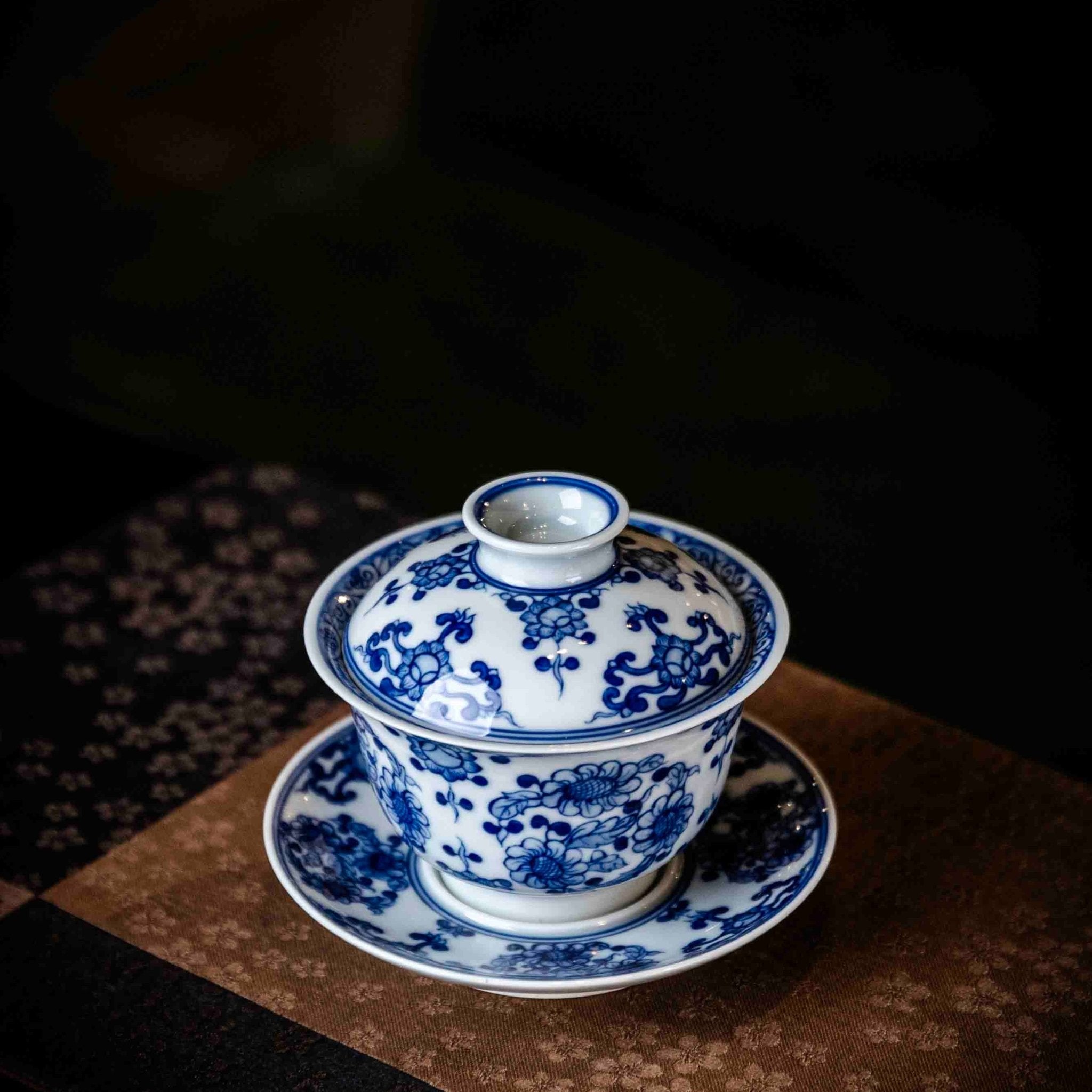 Tuan Ju Chan Zhi 150cc - Jing De Zhen Porcelain Gaiwan - zycs_China