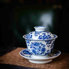 Tuan Ju Chan Zhi 150cc - Jing De Zhen Porcelain Gaiwan - zycs_China
