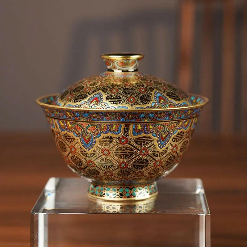 Tuan Shou Gai Wan 145cc - Jing De Zhen Handmade Gai Wan - zycs_China - tea - teapot