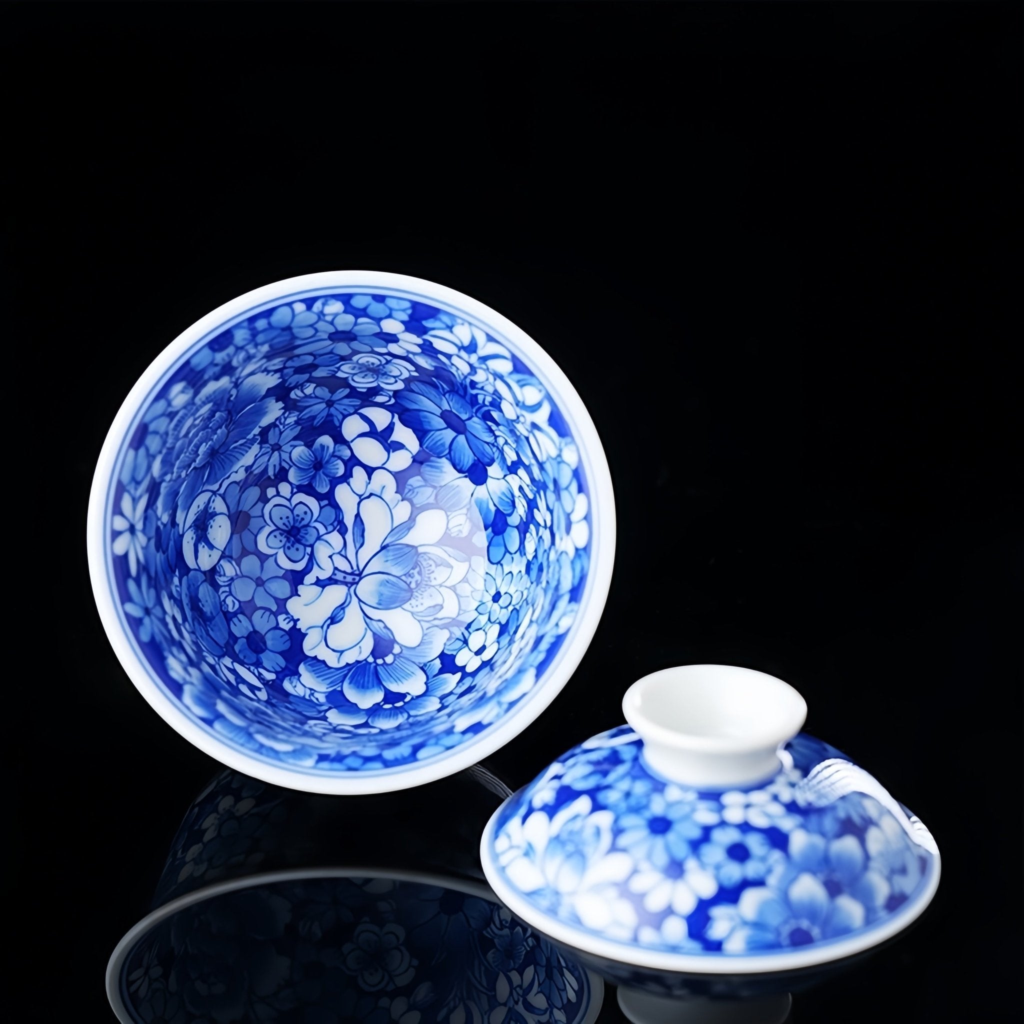 Wan Hua 110cc - Jing De Zhen Porcelain Gaiwan - zycs_China