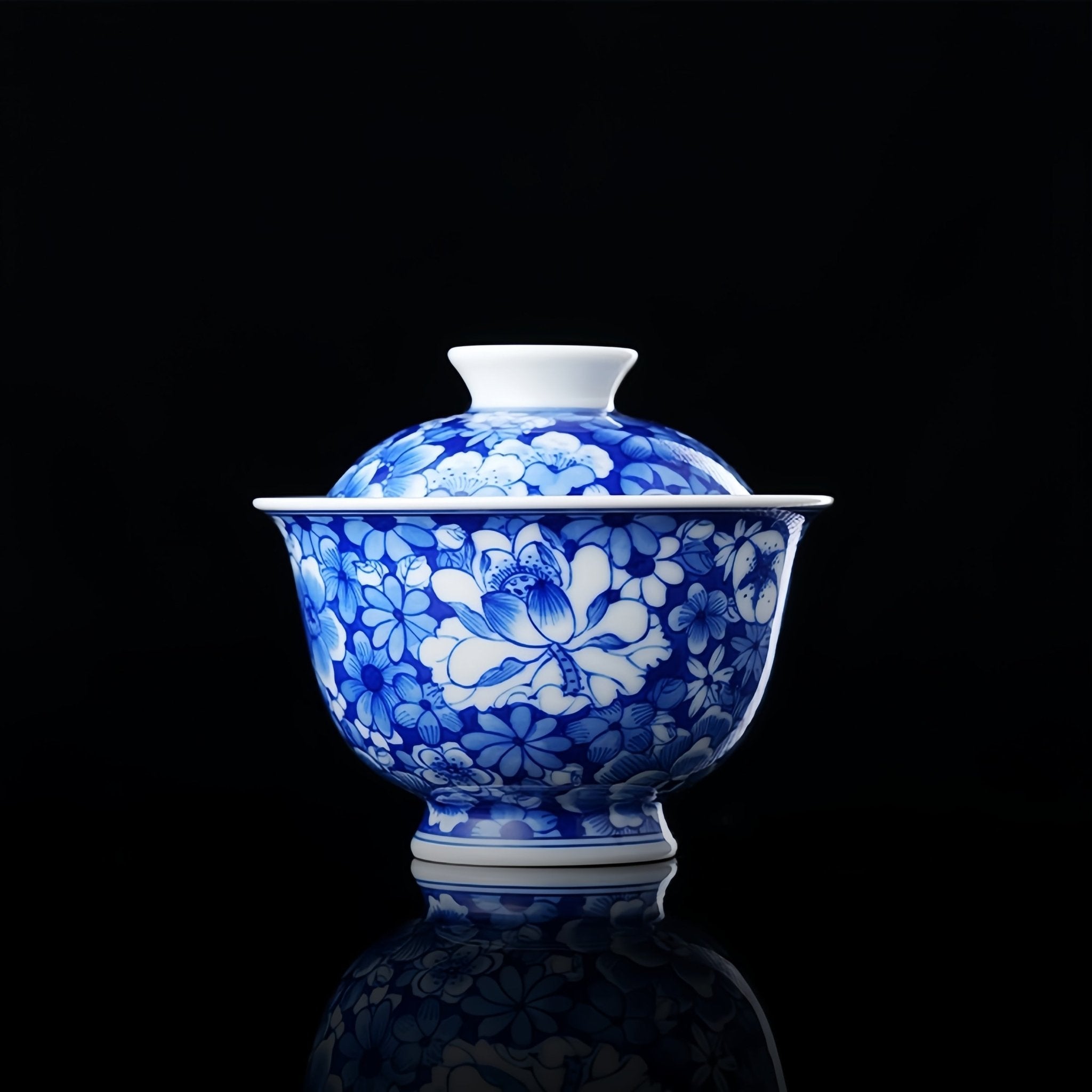 Wan Hua 110cc - Jing De Zhen Porcelain Gaiwan - zycs_China
