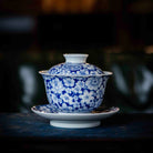 Wan Hua 160cc - Jing De Zhen Porcelain Gaiwan - zycs_China
