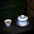 Wan Hua 170cc - Jing De Zhen Porcelain Gaiwan - zycs_China
