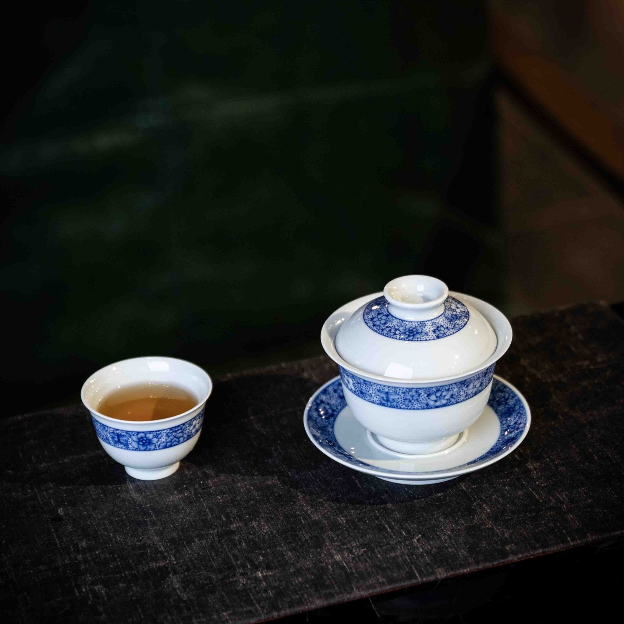 Wan Hua 170cc - Jing De Zhen Porcelain Gaiwan - zycs_China