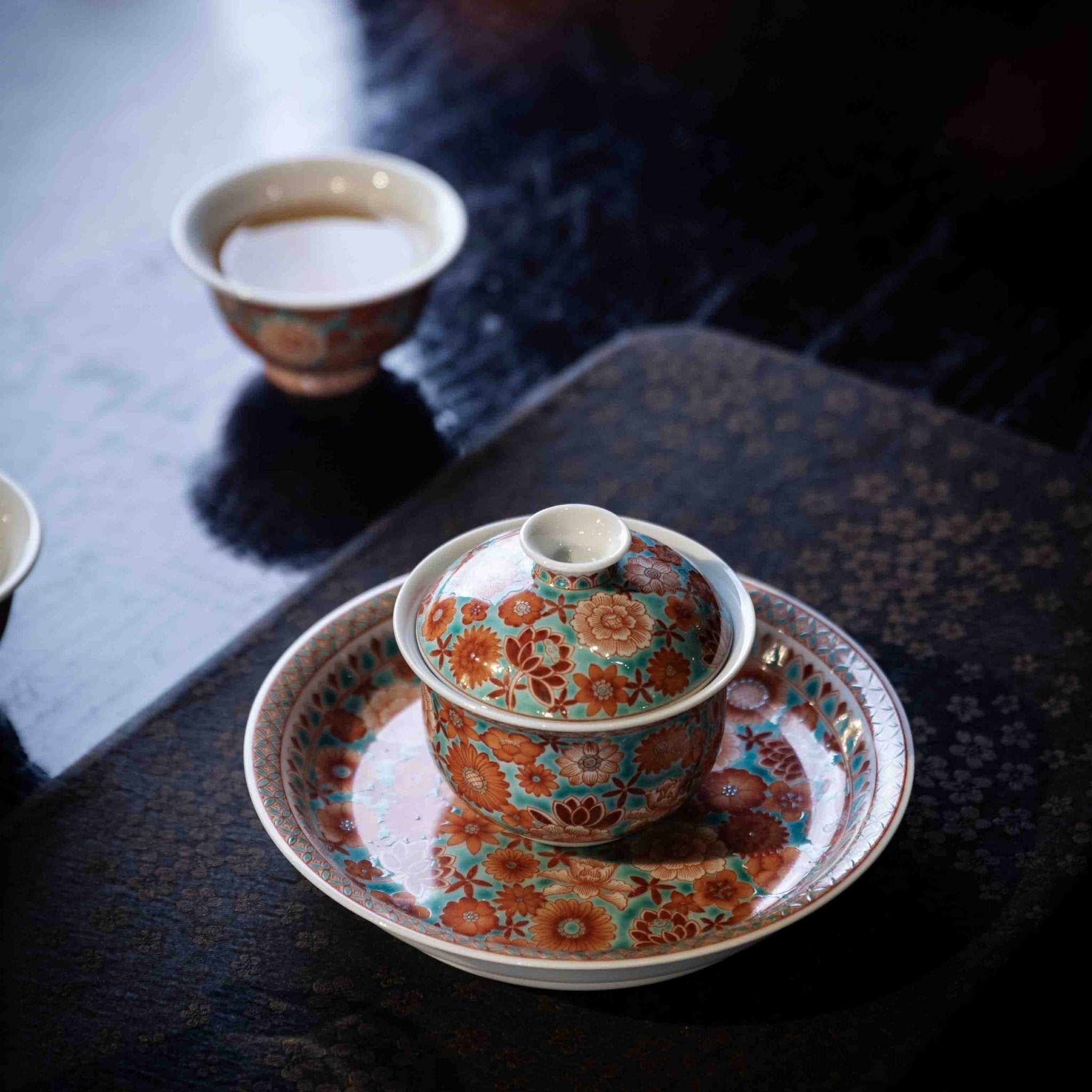 Wan Hua 170cc - Jing De Zhen Porcelain Gaiwan - zycs_China