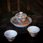 Wan Hua 170cc - Jing De Zhen Porcelain Gaiwan - zycs_China