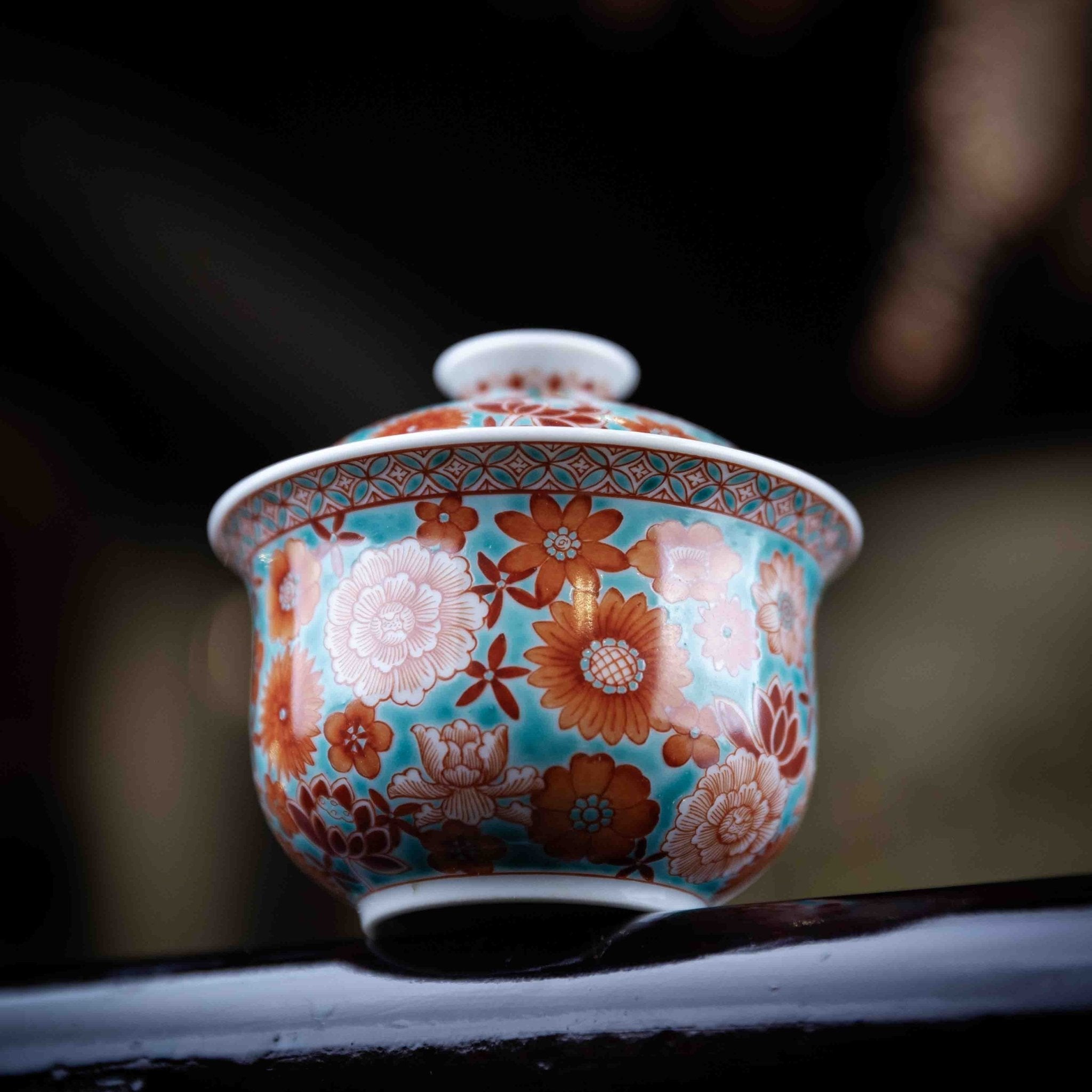 Wan Hua 170cc - Jing De Zhen Porcelain Gaiwan - zycs_China