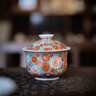 Wan Hua 170cc - Jing De Zhen Porcelain Gaiwan - zycs_China