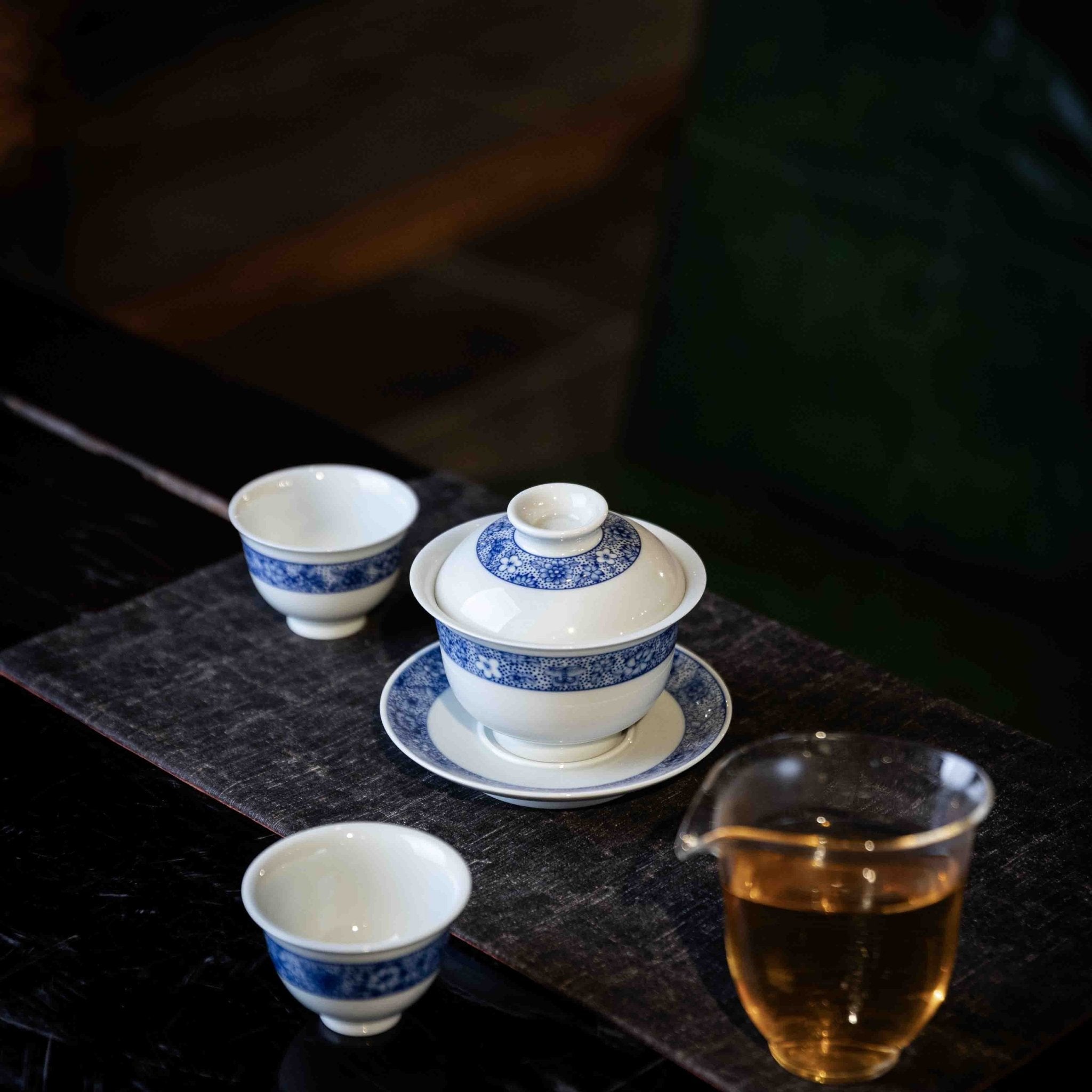 Wan Hua 170cc - Jing De Zhen Porcelain Gaiwan - zycs_China
