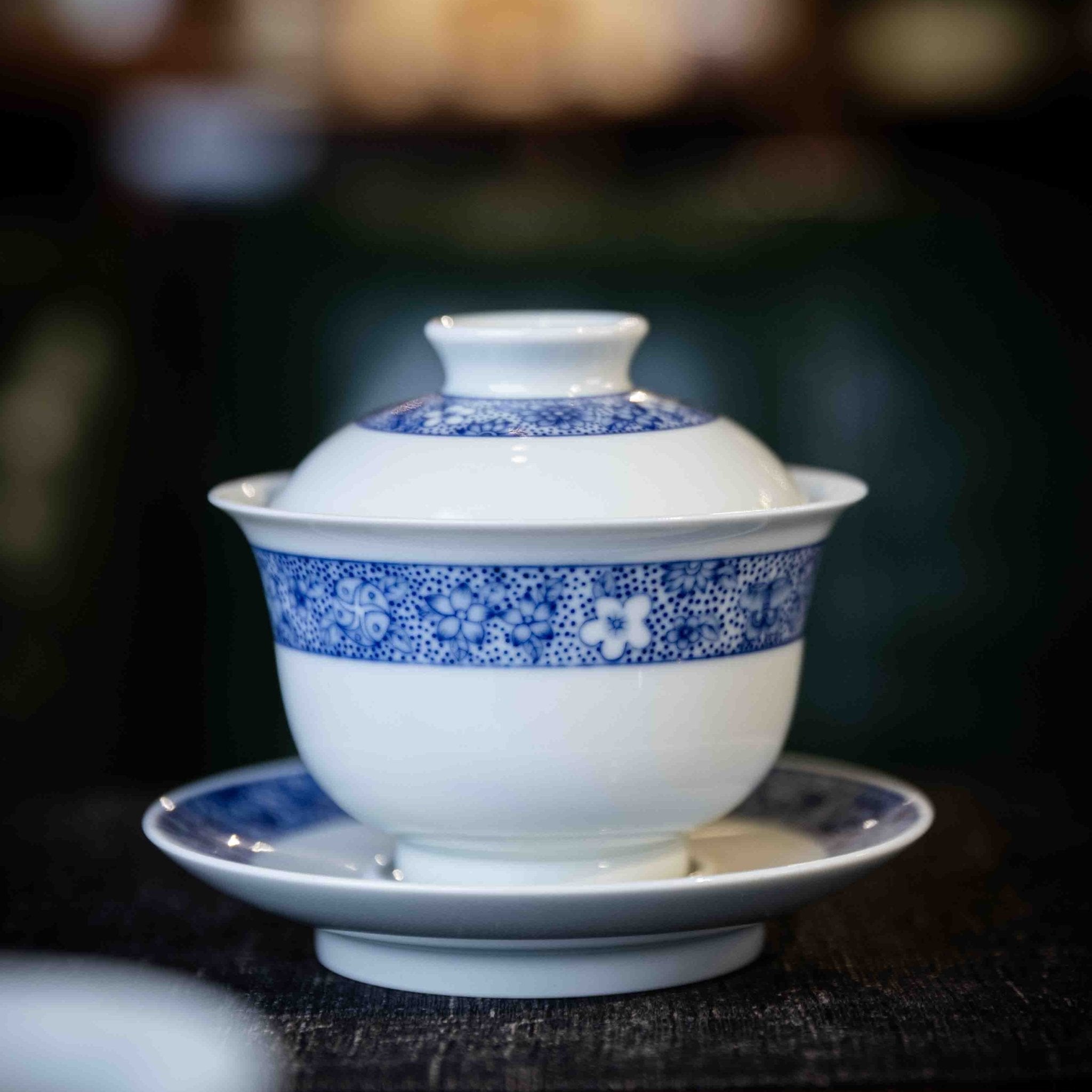 Wan Hua 170cc - Jing De Zhen Porcelain Gaiwan - zycs_China
