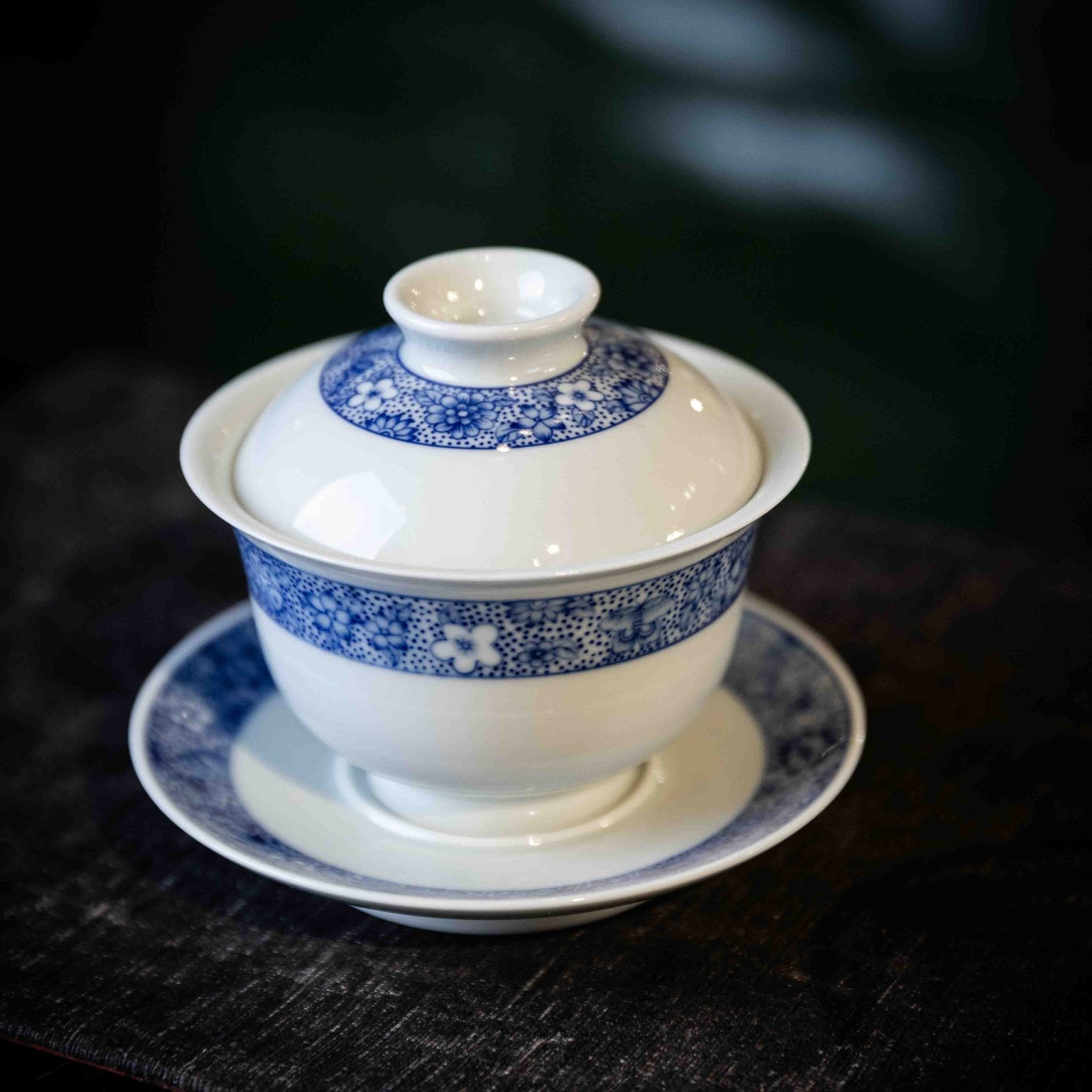 Wan Hua 170cc - Jing De Zhen Porcelain Gaiwan - zycs_China
