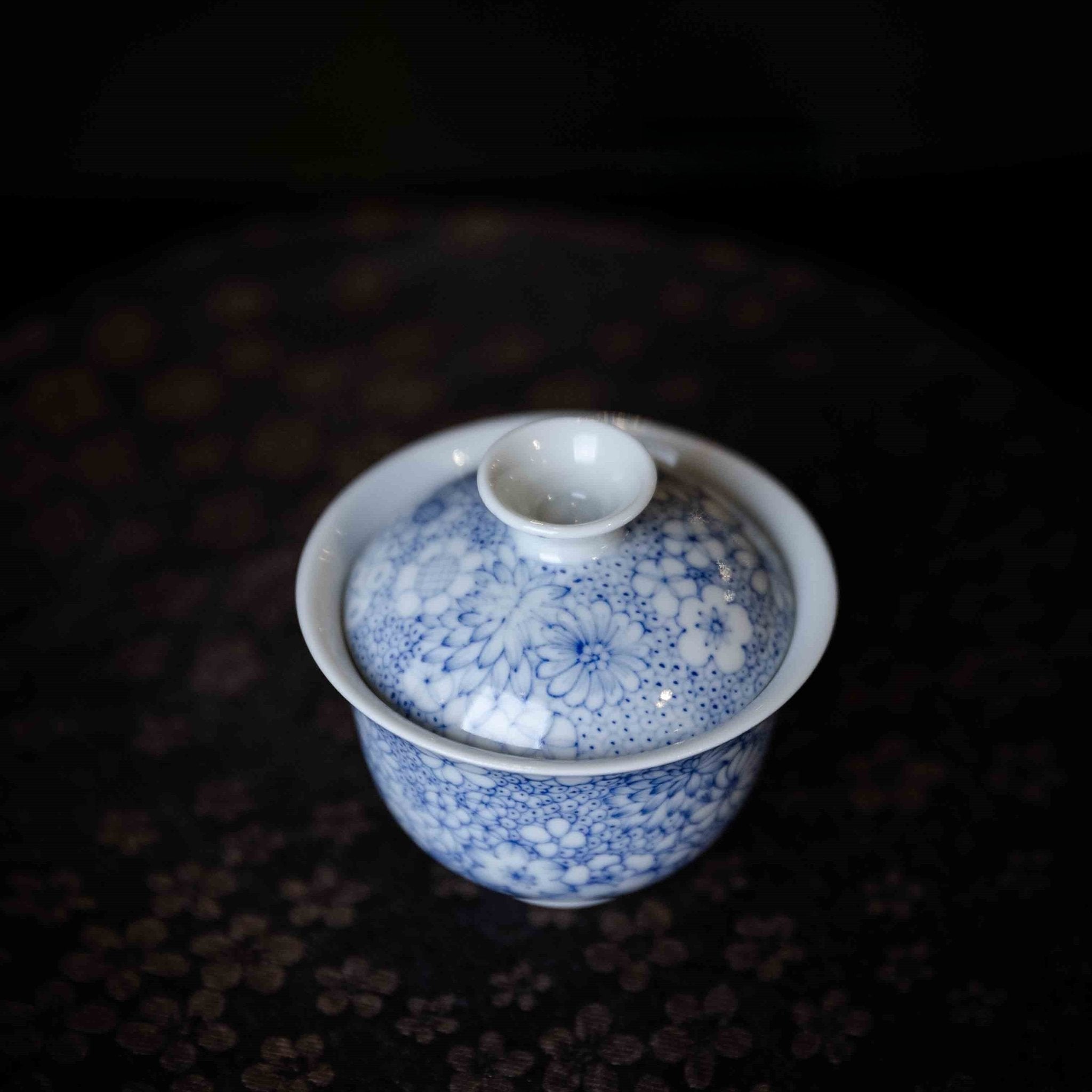 Wan Hua 50cc - Jing De Zhen Porcelain Gaiwan - zycs_China