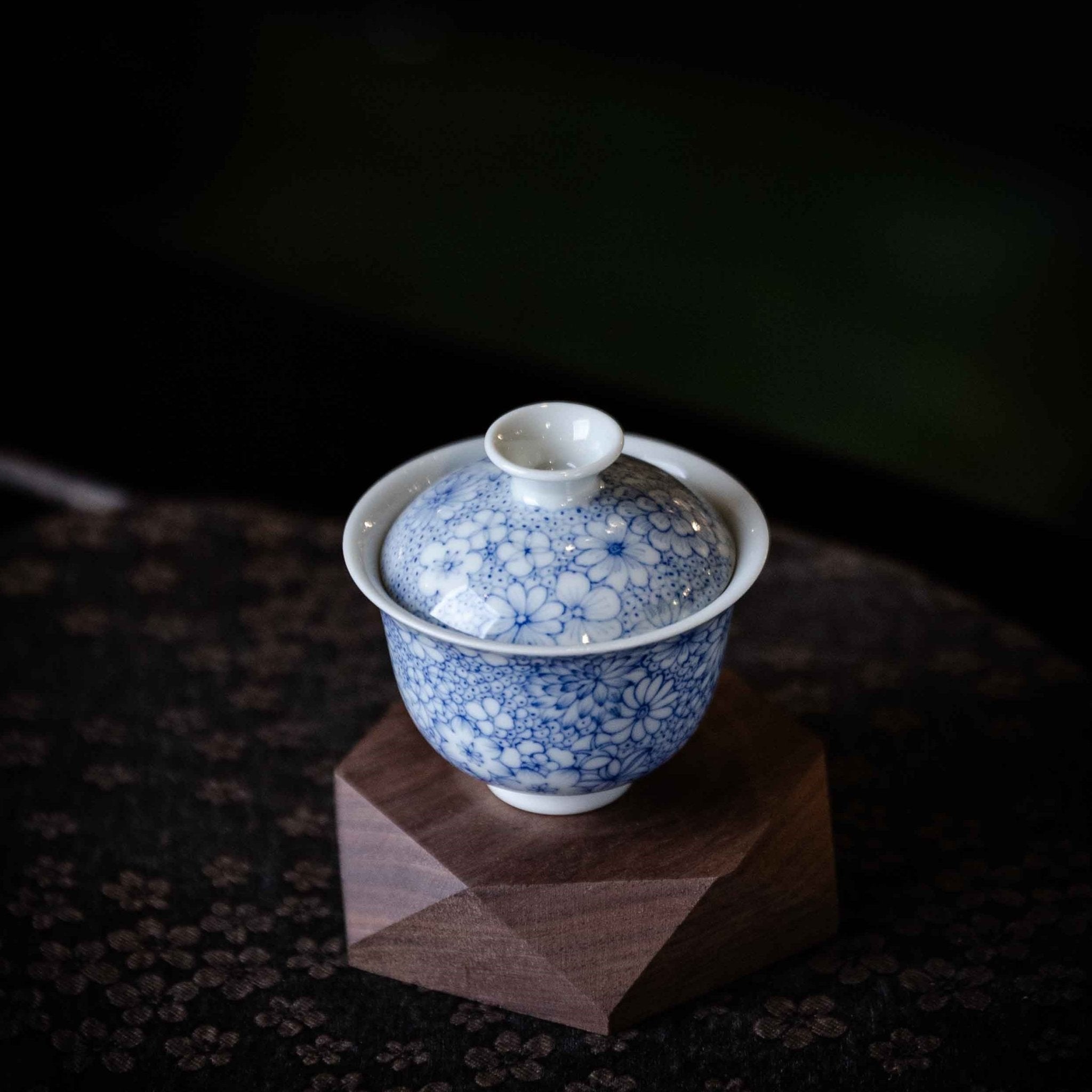 Wan Hua 50cc - Jing De Zhen Porcelain Gaiwan - zycs_China
