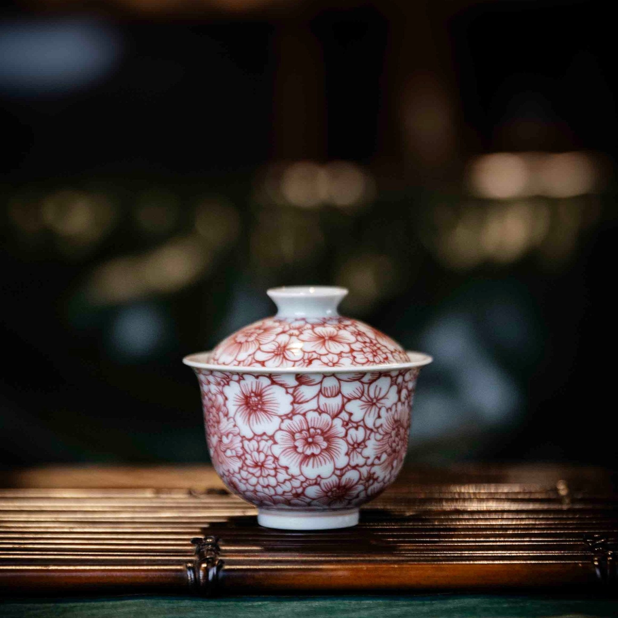 Wan Hua 70cc - Jing De Zhen Porcelain Gaiwan - zycs_China