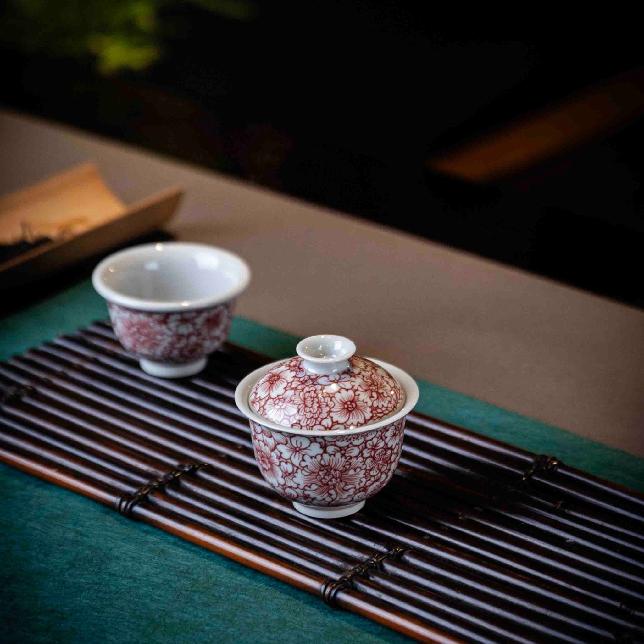 Wan Hua 70cc - Jing De Zhen Porcelain Gaiwan - zycs_China