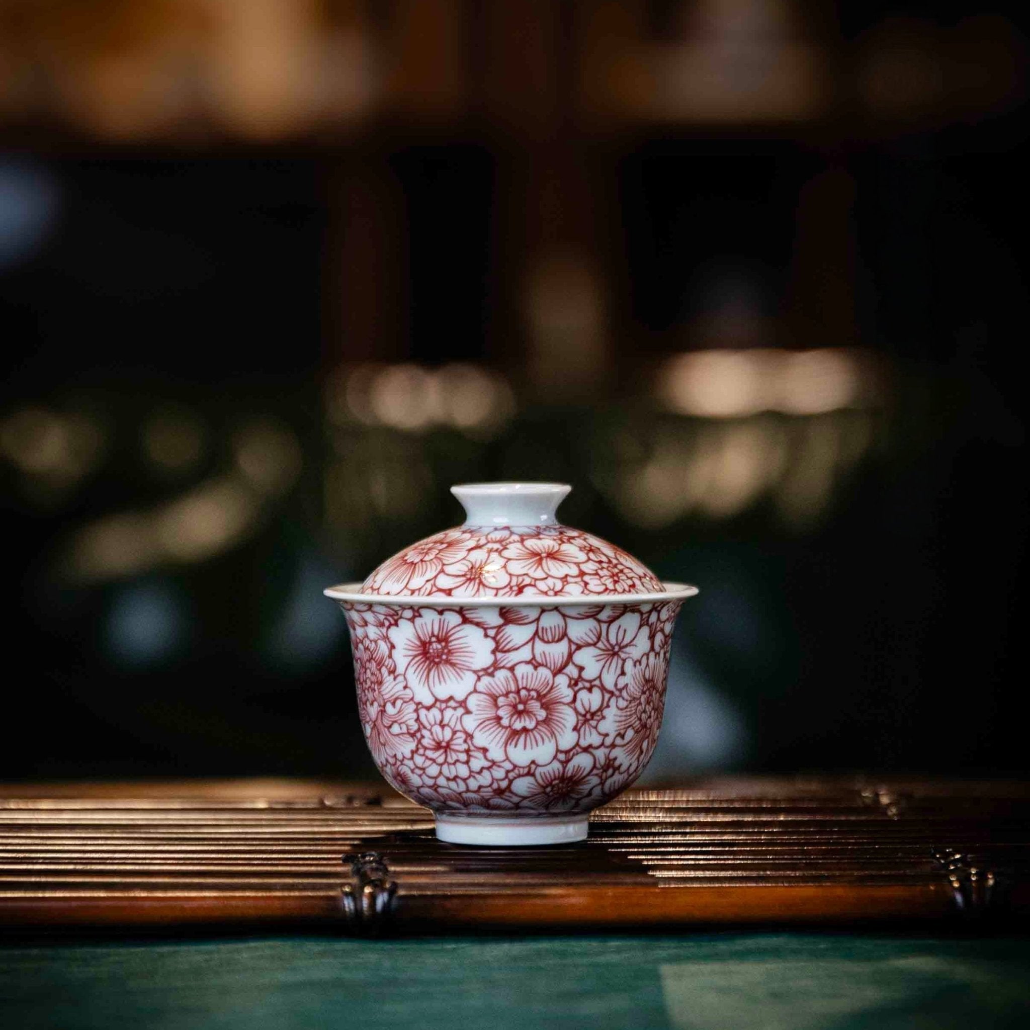 Wan Hua 70cc - Jing De Zhen Porcelain Gaiwan - zycs_China