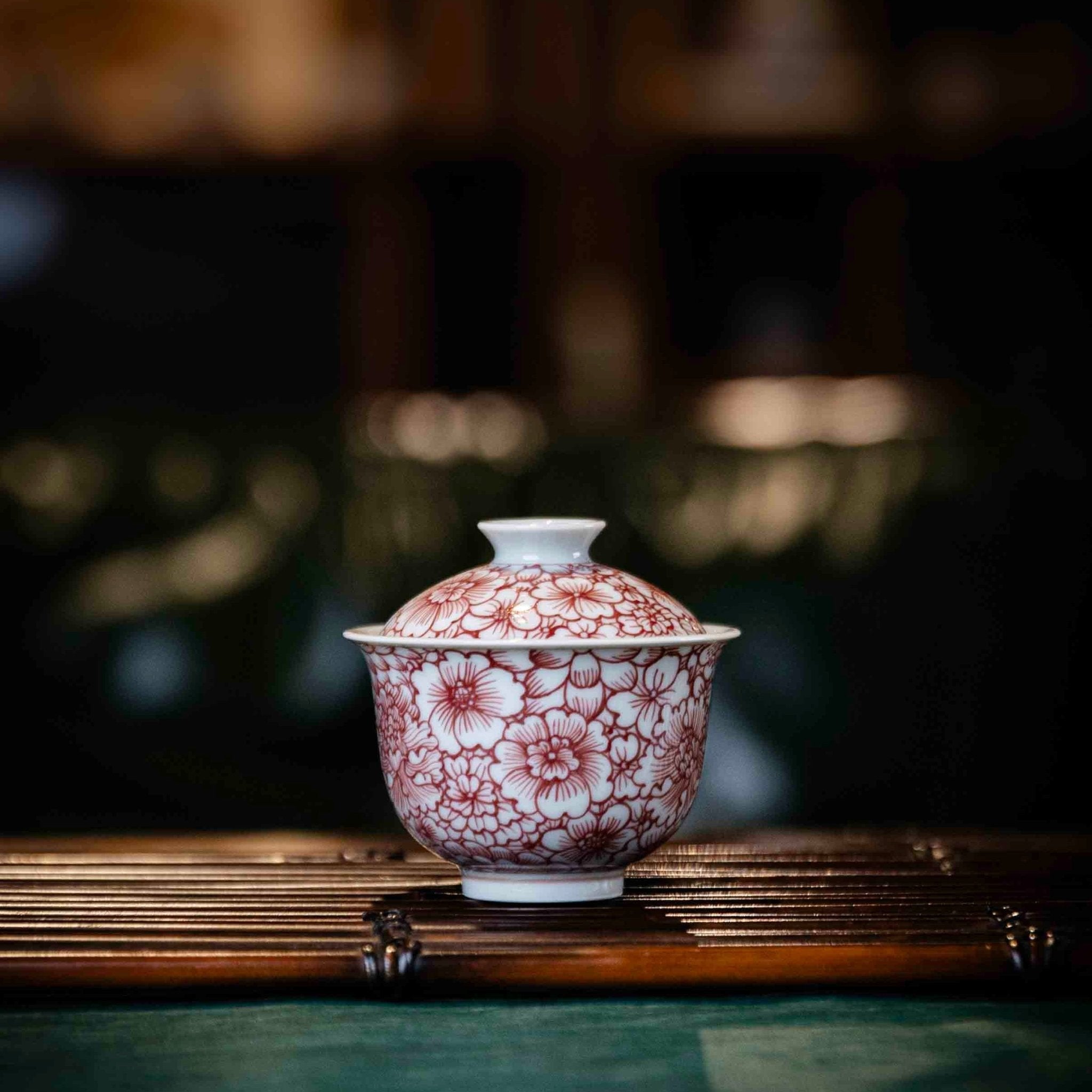 Wan Hua 70cc - Jing De Zhen Porcelain Gaiwan - zycs_China