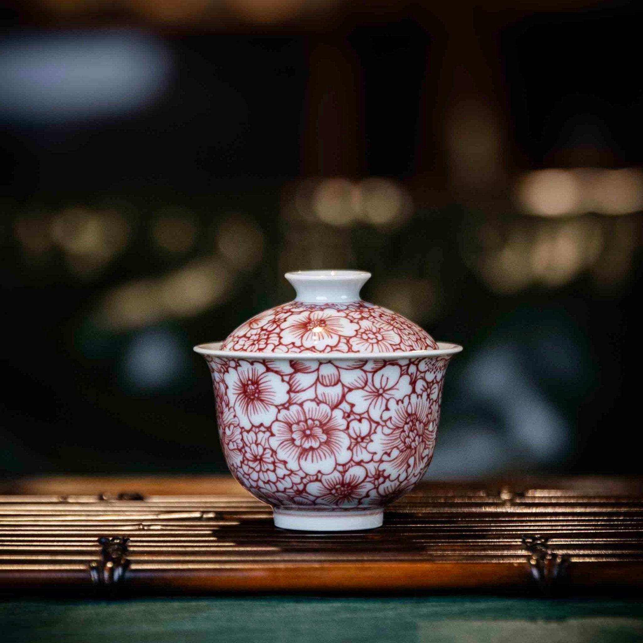 Wan Hua 70cc - Jing De Zhen Porcelain Gaiwan - zycs_China