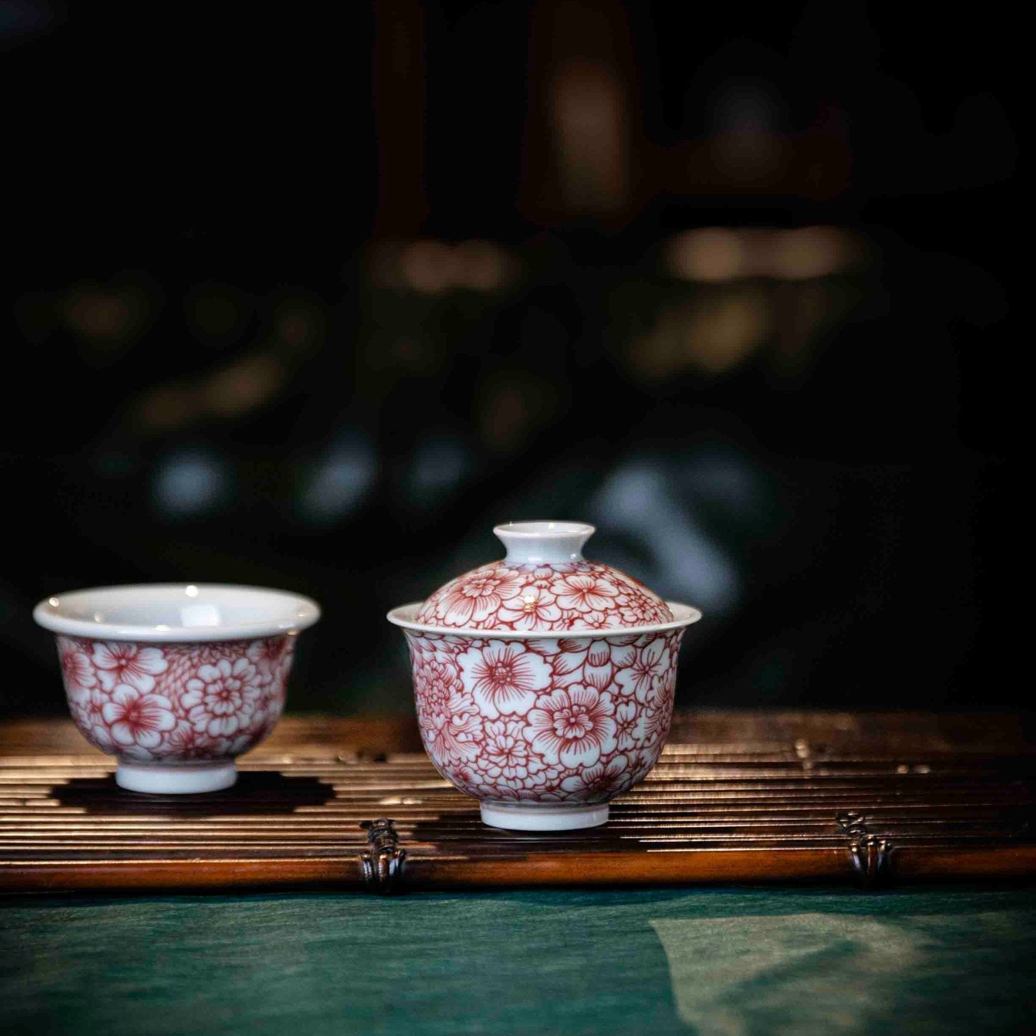 Wan Hua 70cc - Jing De Zhen Porcelain Gaiwan - zycs_China