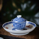 Wan Hua 80cc - Jing De Zhen Porcelain Gaiwan - zycs_China