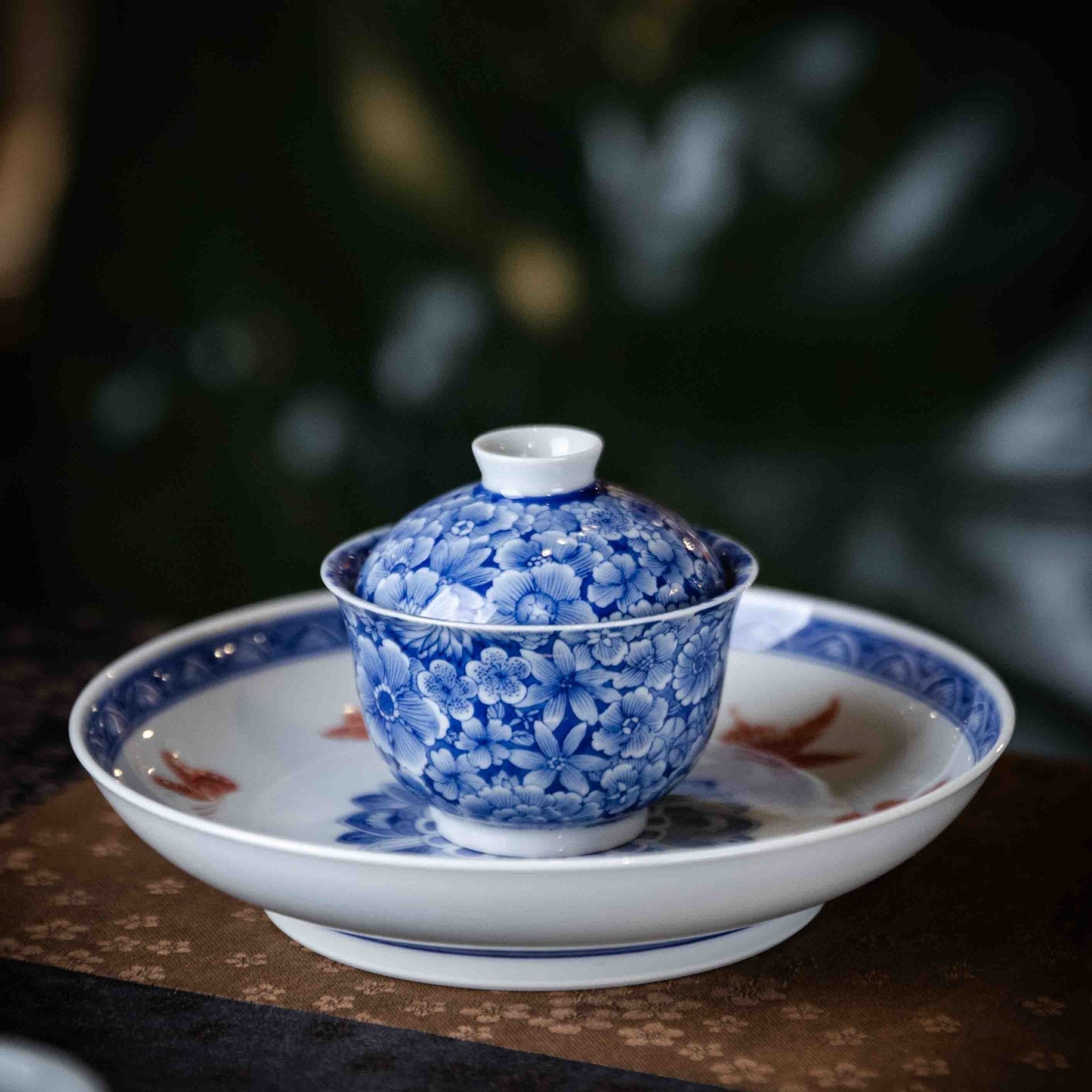 Wan Hua 80cc - Jing De Zhen Porcelain Gaiwan - zycs_China