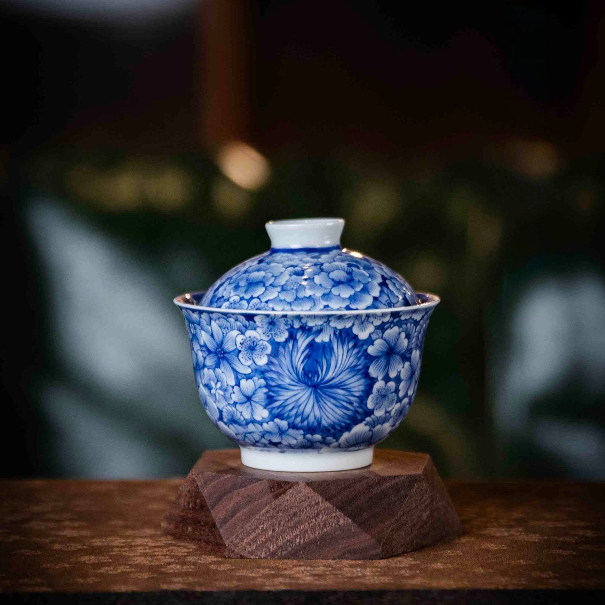 Wan Hua 80cc - Jing De Zhen Porcelain Gaiwan - zycs_China