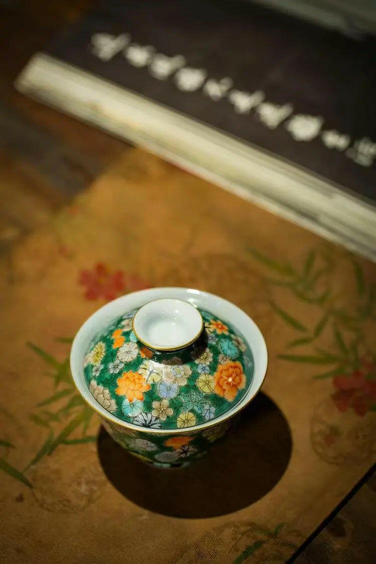 Wan Hua - Jing De Zhen Porcelain Gaiwan - zycs_China