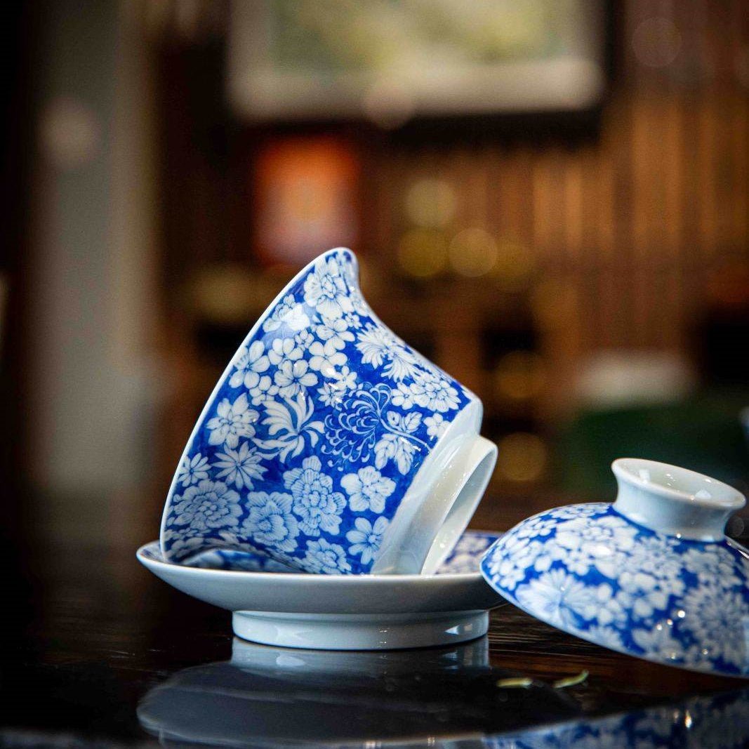 Wan Hua - Jing De Zhen Porcelain Gaiwan - zycs_China