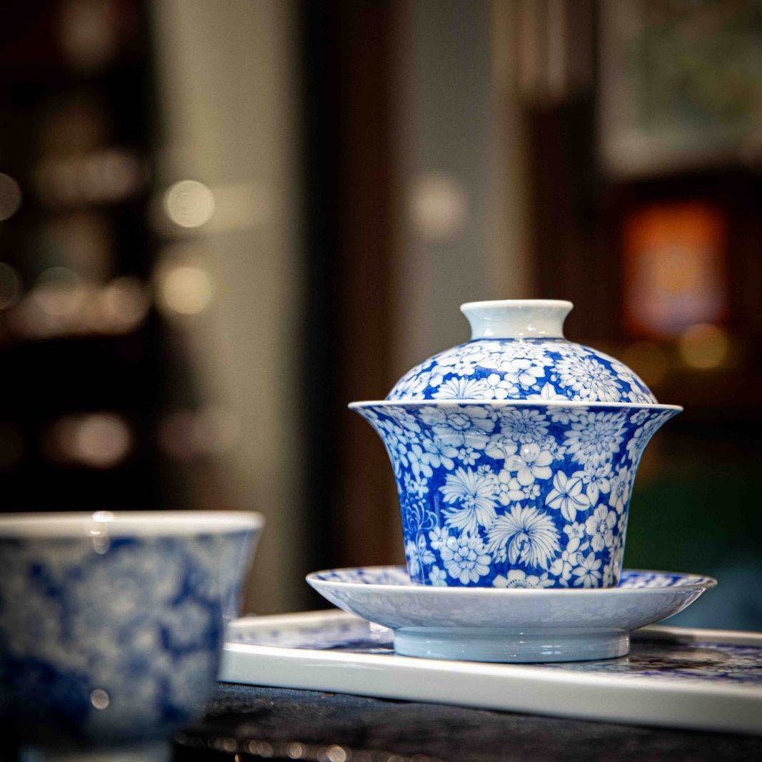 Wan Hua - Jing De Zhen Porcelain Gaiwan - zycs_China