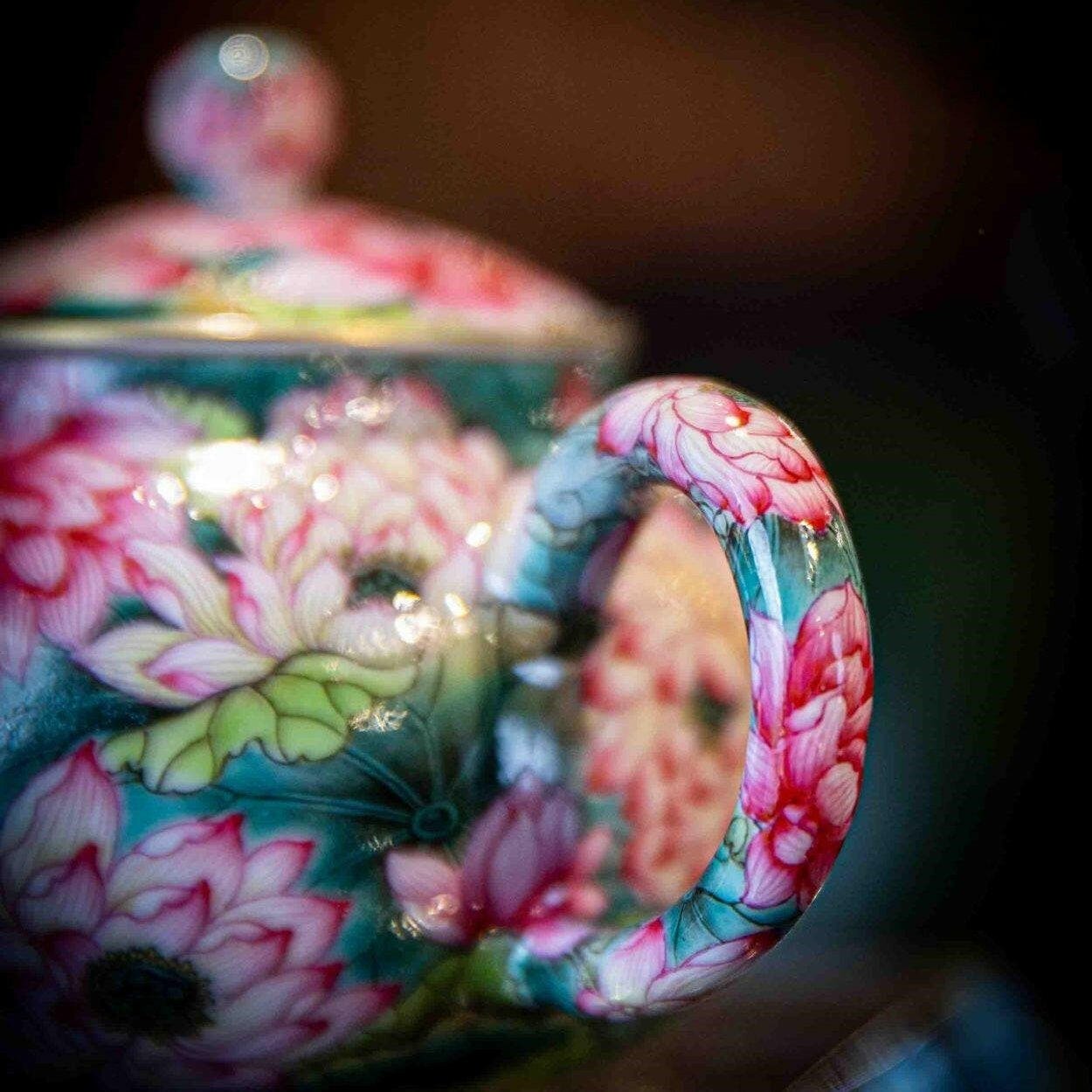 Wan Hua - Jing De Zhen Porcelain Teapot - zycs_China