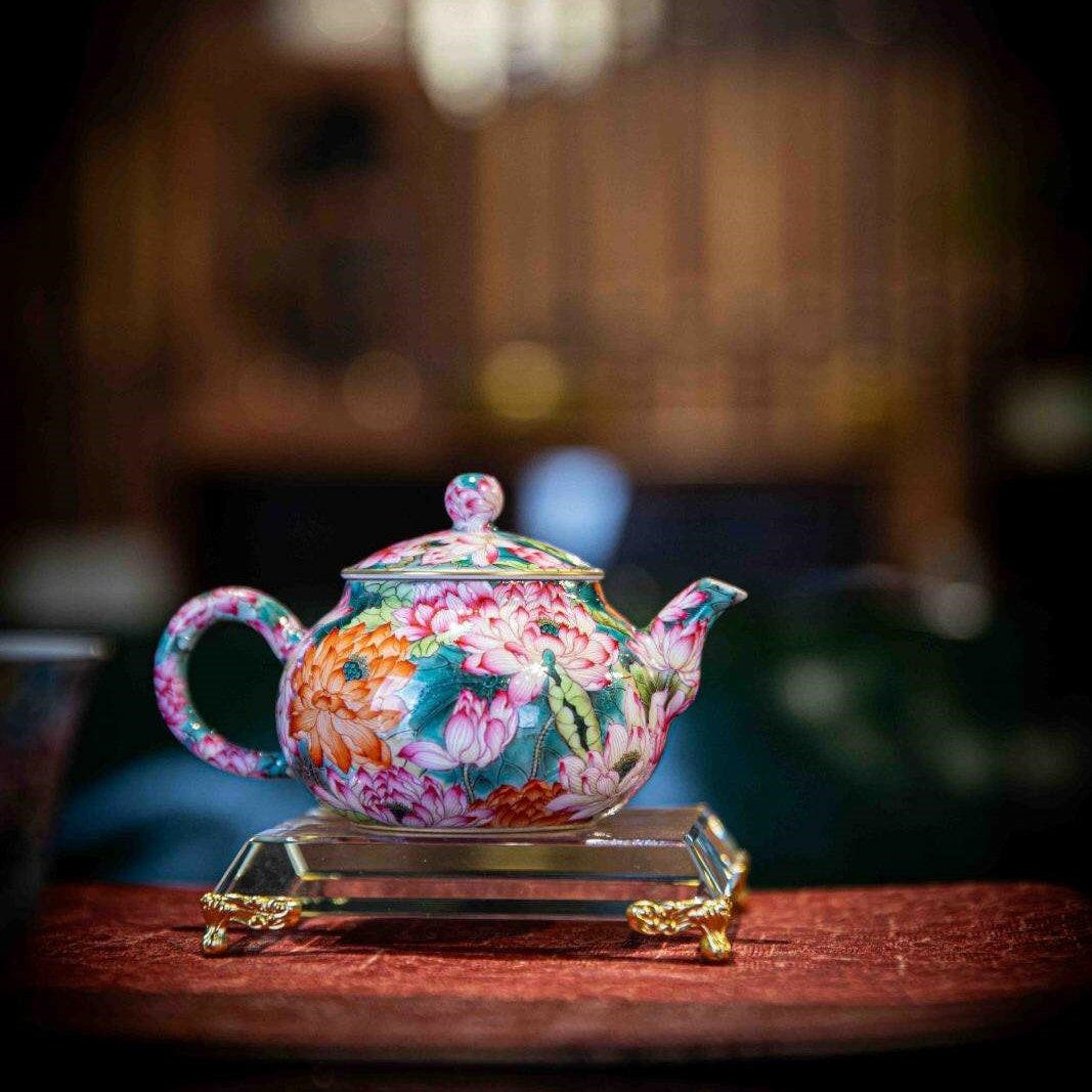 Wan Hua - Jing De Zhen Porcelain Teapot - zycs_China