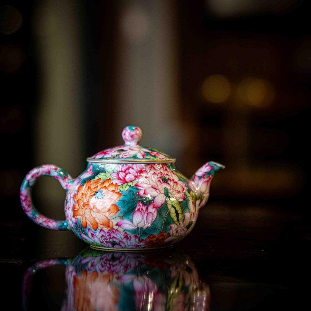 Wan Hua - Jing De Zhen Porcelain Teapot - zycs_China