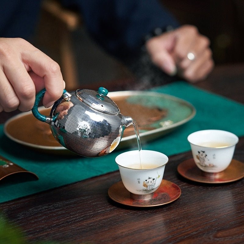 Wen Dan 200cc - Handmade silver pot - zycs_China